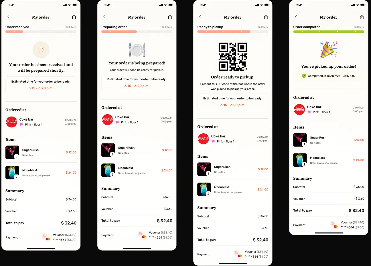 Order tracking